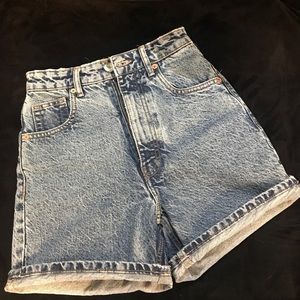 Zara High-waisted Mom Fit Shorts (Size 0)